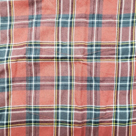 UNTUCKit Catarratto Shirt Mens 3XL Red Plaid Long Sleeve Flannel Button Up New - Picture 5 of 10